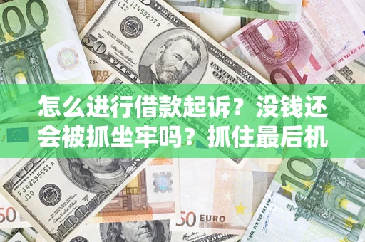 北京怎么进行借款起诉？没钱还会被抓坐牢吗？抓住最后机会！