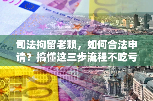 北京司法拘留老赖，如何合法申请？搞懂这三步流程不吃亏！