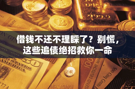 北京借钱不还不理睬了？别慌，这些追债绝招救你一命