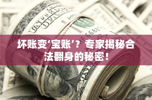 北京坏账变‘宝账’？专家揭秘合法翻身的秘密！