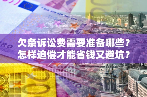 北京欠条诉讼费需要准备哪些？怎样追偿才能省钱又避坑？