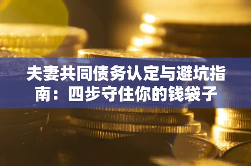 北京夫妻共同债务认定与避坑指南：四步守住你的钱袋子