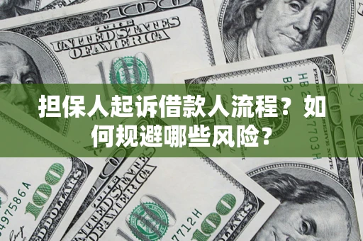 北京担保人起诉借款人流程？如何规避哪些风险？