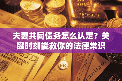 北京夫妻共同债务怎么认定？关键时刻能救你的法律常识